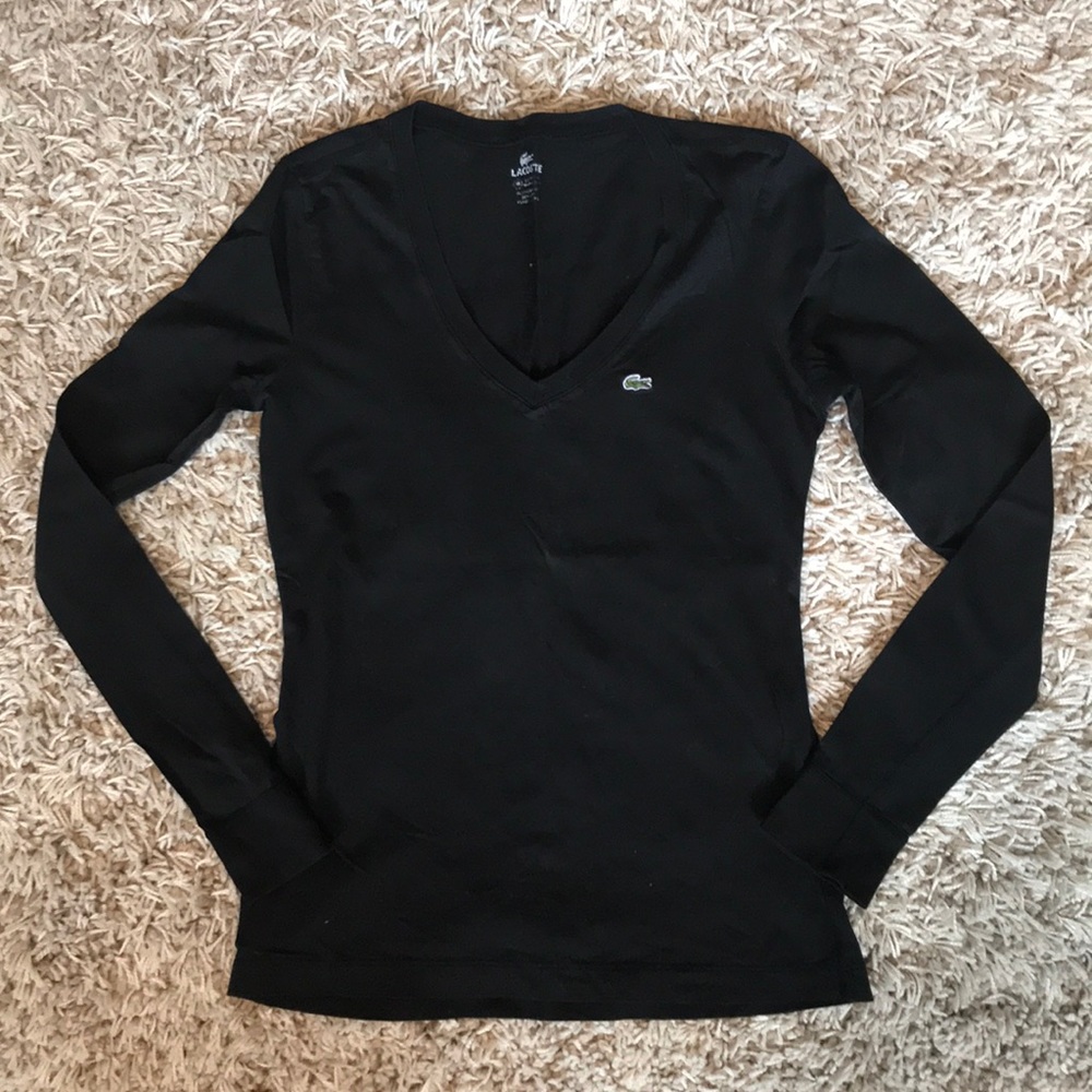 Lacoste long sleeve v neck